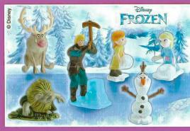 Киндер Сюрприз Холодное Сердце, игрушки Эльза и Анна для девочек (Kinder Surprise Frozen)